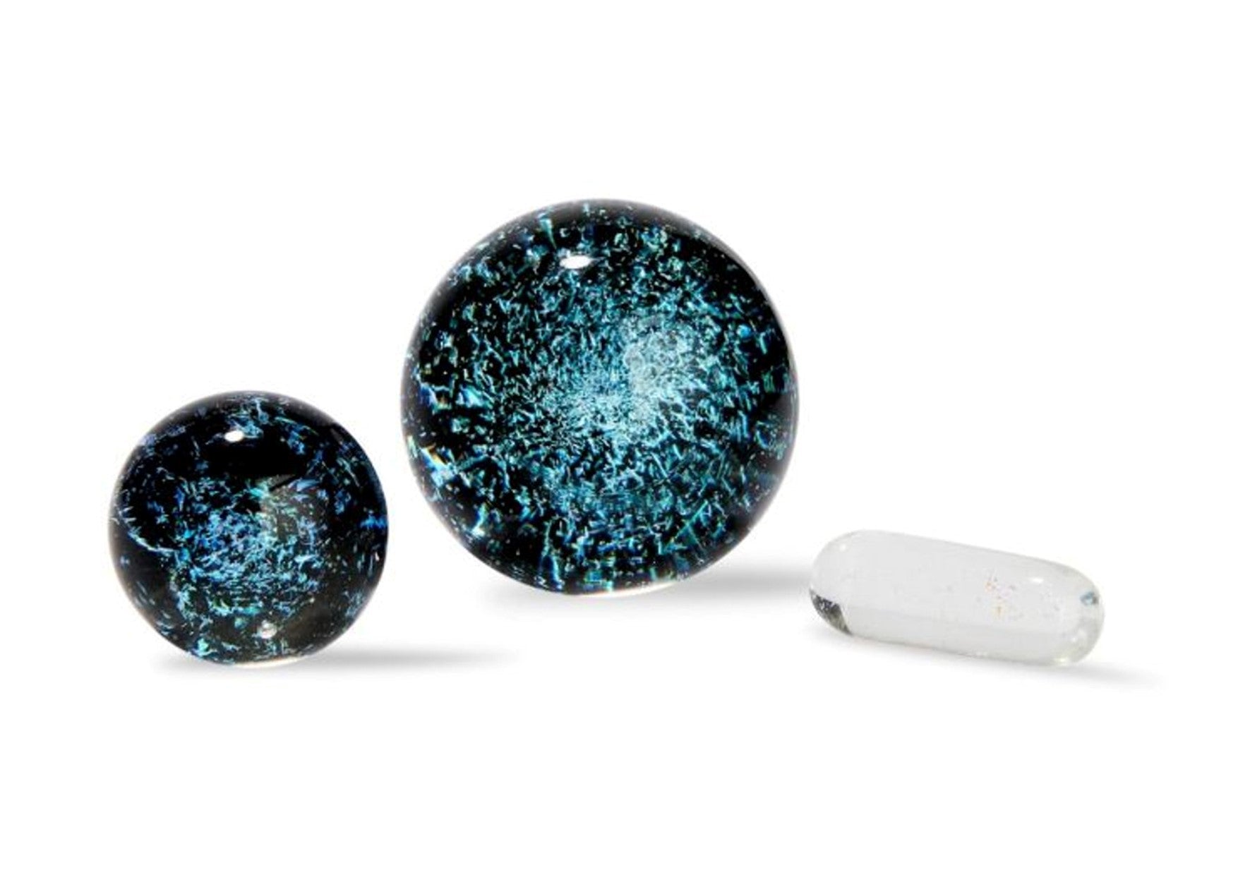 Itsvaping | Terp Slurper Marble Pill Set | Galaxy Blue Dichro