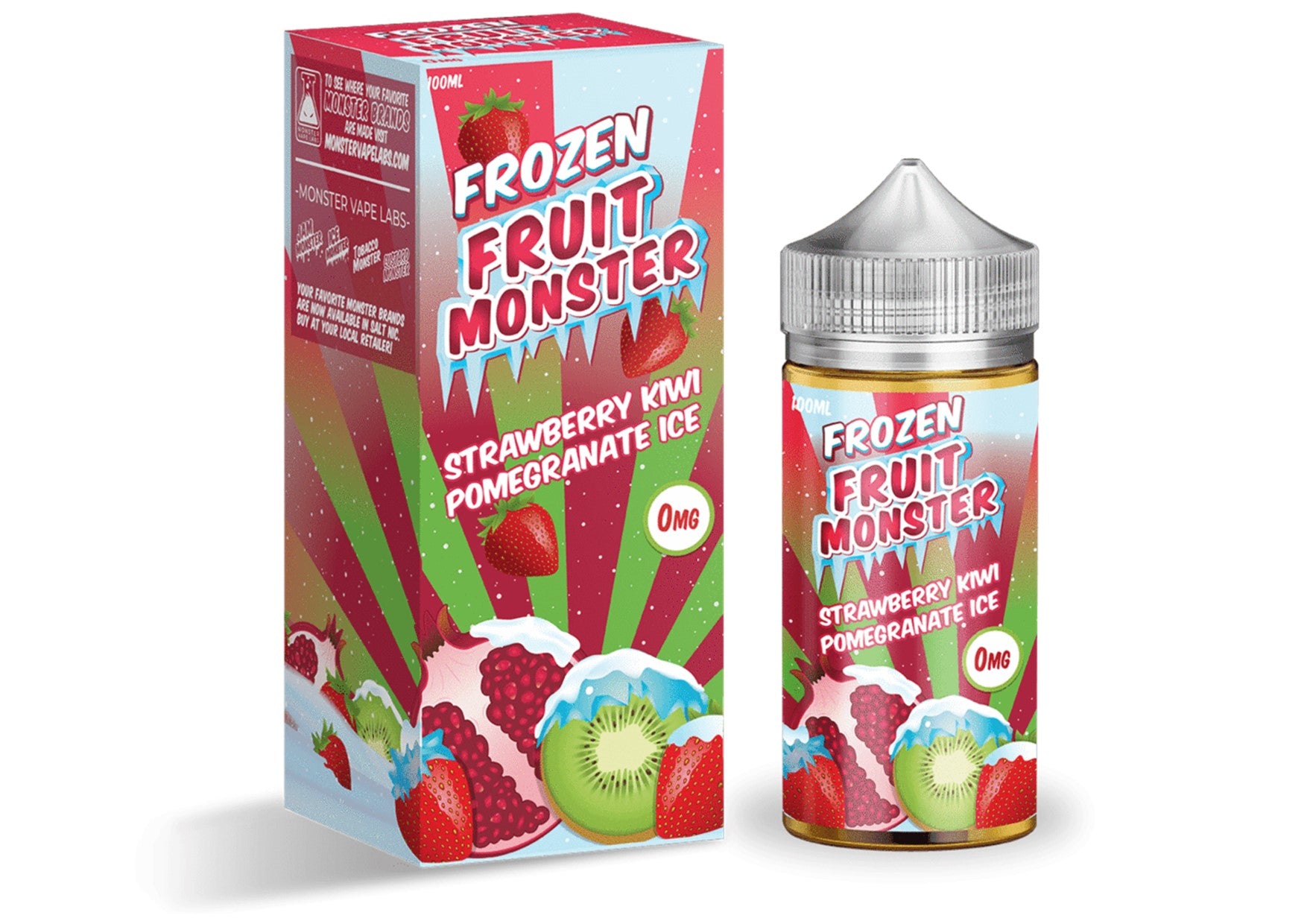 Frozen Fruit Monster | Strawberry Kiwi Pomegranate Ice