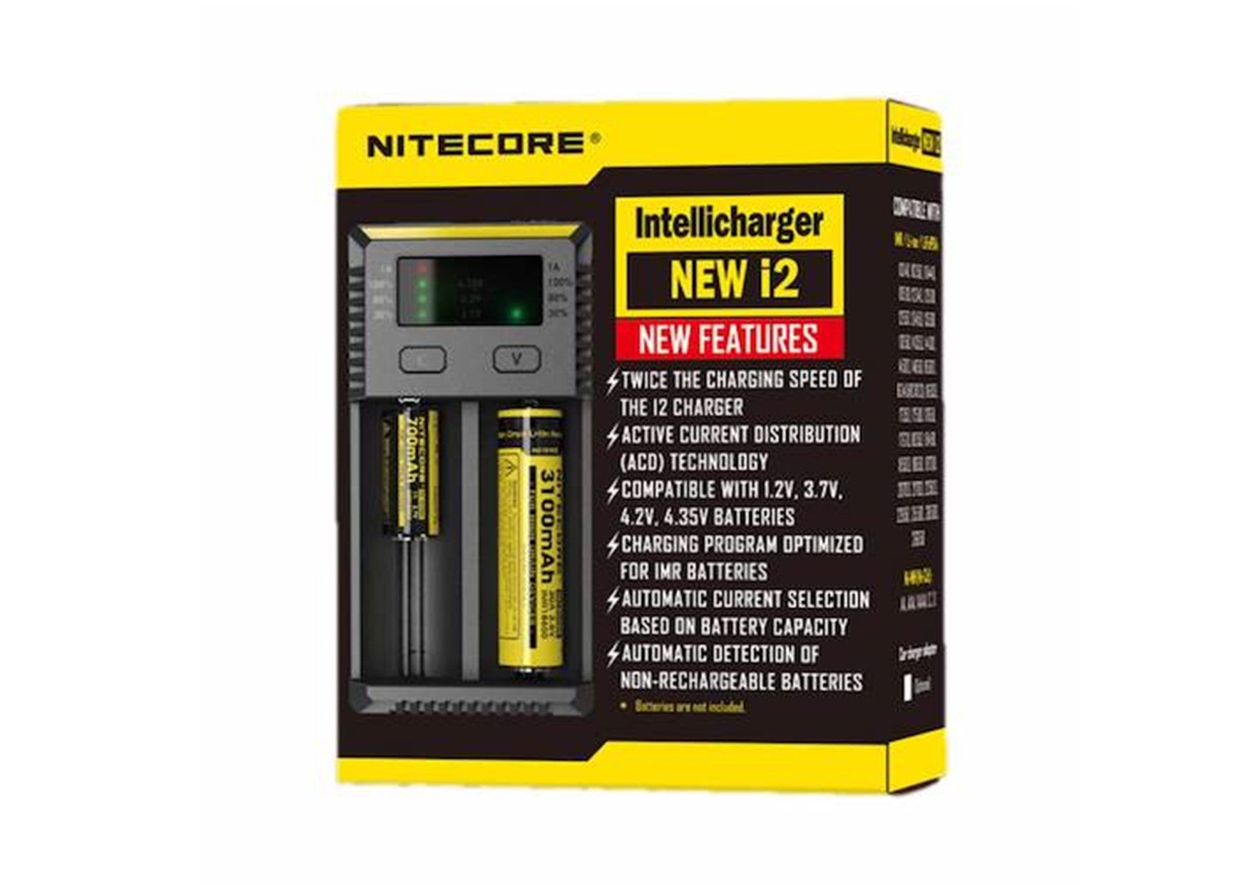 Nitecore | New i2 Dual Bay Battery Intellicharger
