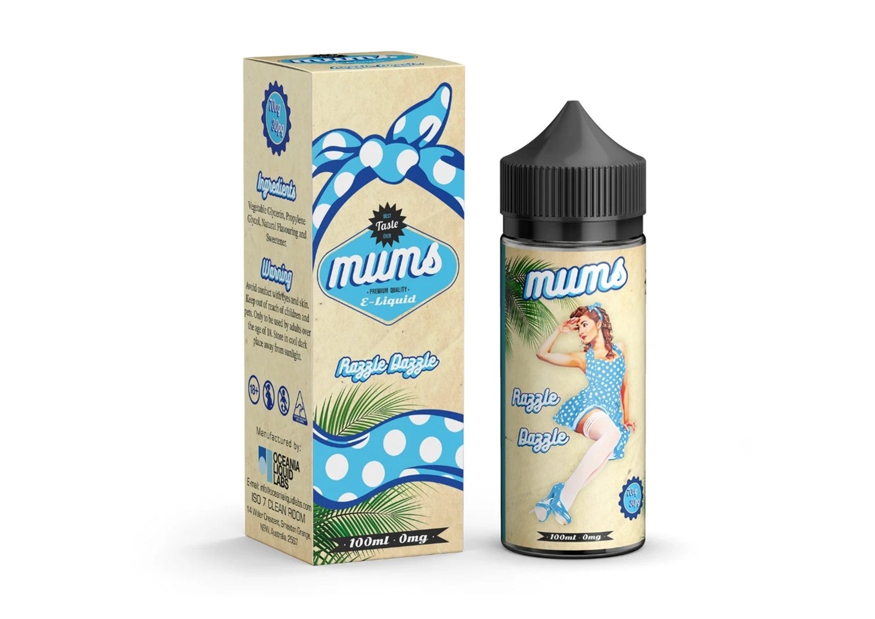 Mums Premium E-liquid | Razzle Dazzle