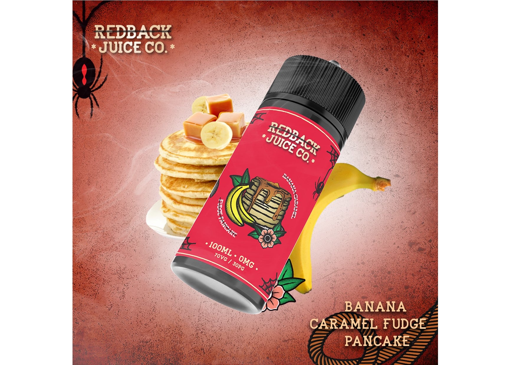 Redback Juice Co. | Dessert | Banana Caramel Fudge Pancake